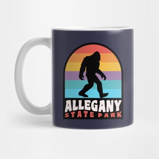 Allegany State Park New York Bigfoot Sasquatch Camping Hiking Mug